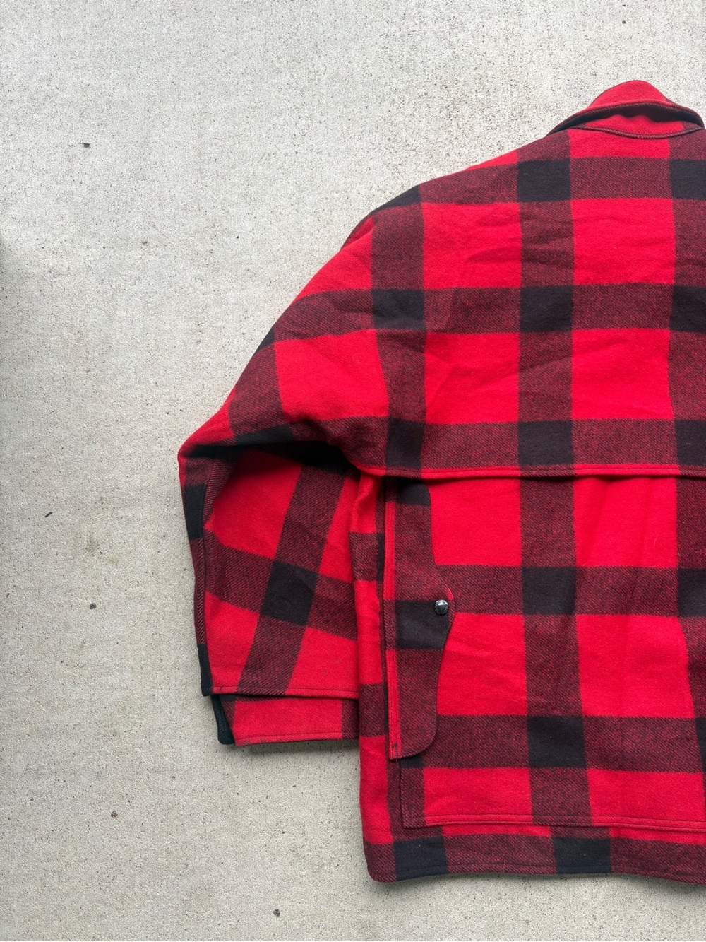 Vintage Filson Double Mackinaw Cruiser Wool Jacket USA Buffalo Plaid Mens XL - Picture 9 of 13
